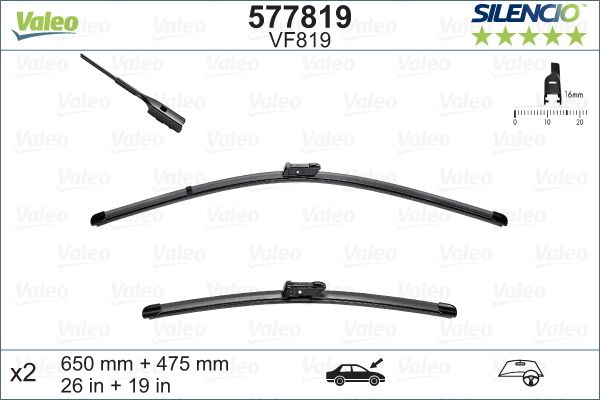 Valeo Wiper Blade 577819