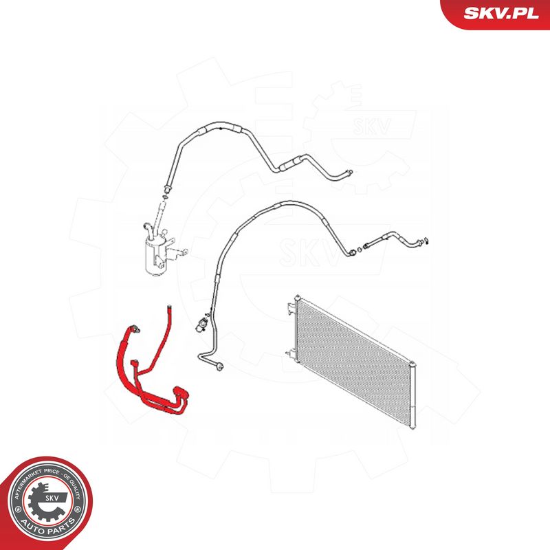 Kõrgsurve-, madalsurvetorustik, kliimaseade, ESEN SKV 54SKV638