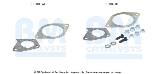 BM CATALYSTS szerelőkészlet, katalizátor FK80337