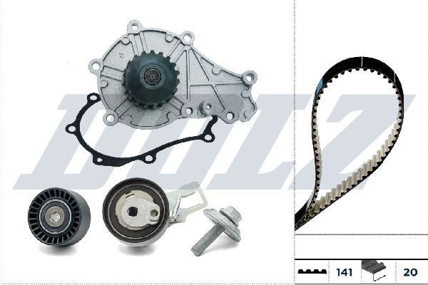 Vodní pumpa + sada ozubeného řemene KD169
