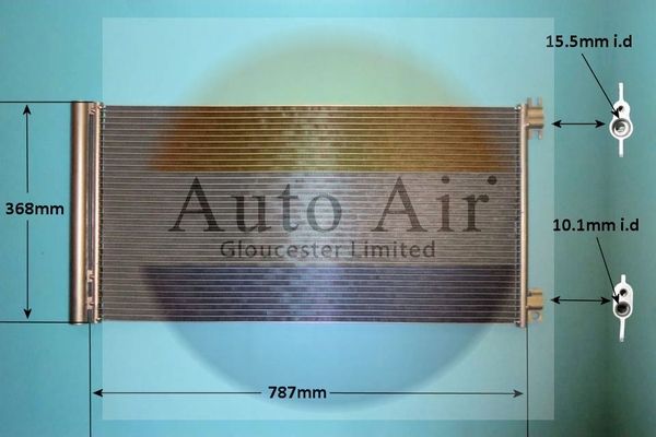 Auto Air Gloucester 16-1448 Condenser, air conditioning