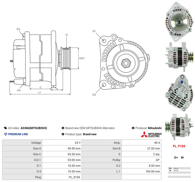 Prekės atitinka OEM kodą: 5010306007