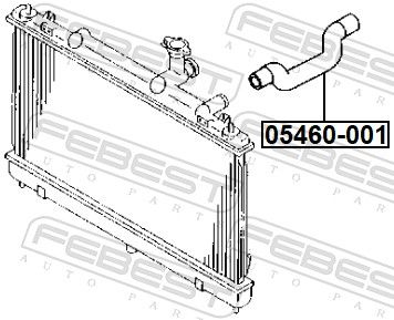 Jahutusvedeliku torustik, FEBEST 05460-001