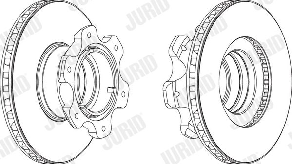 Гальмівний диск, Jurid 567763J