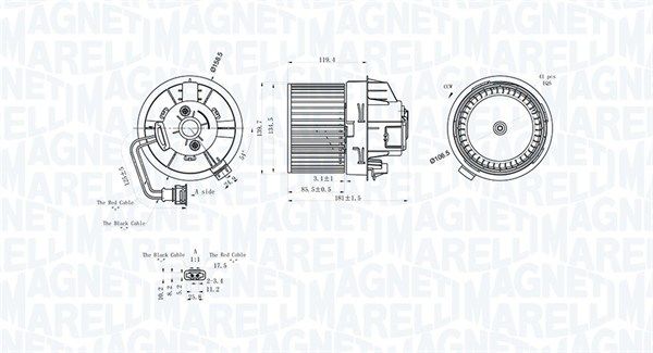 Компресор салону, Magneti Marelli 069412298010