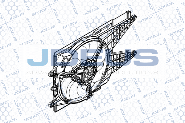 JDEUS ventilátor, motorhűtés EV0111530