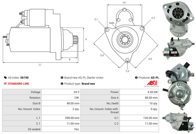 AS-PL S6190 Starter