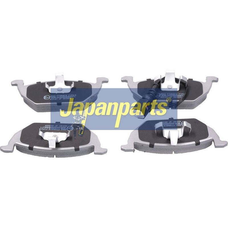 set placute frana,frana disc JAPANPARTS PA-0043AF
