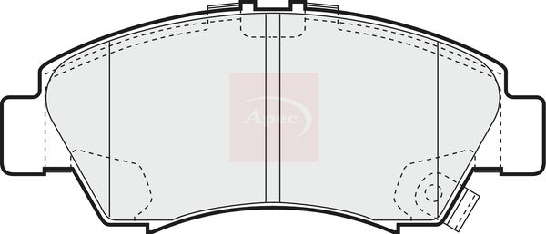 APEC Brake Pad Set, disc brake PAD1140