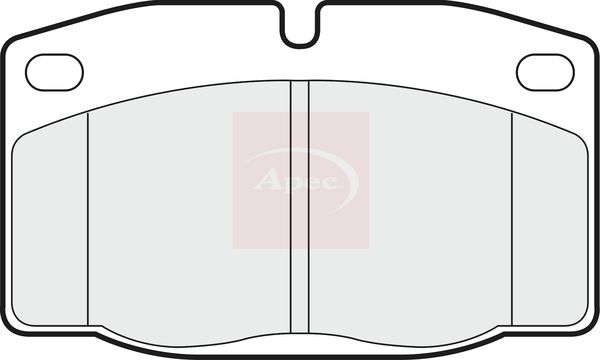 APEC Brake Pad Set, disc brake PAD581