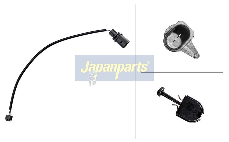 JAPANPARTS Įspėjimo kontaktas, stabdžių trinkelių susidėvėjimas