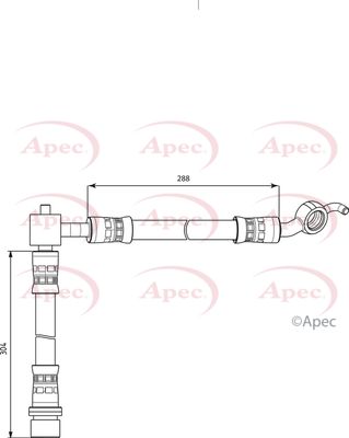 APEC Brake Hose HOS4086