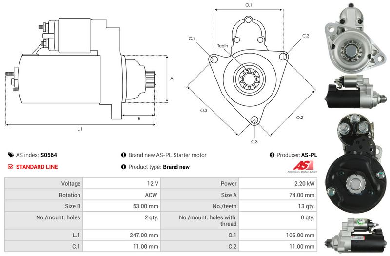 AS-PL S0564 Starter