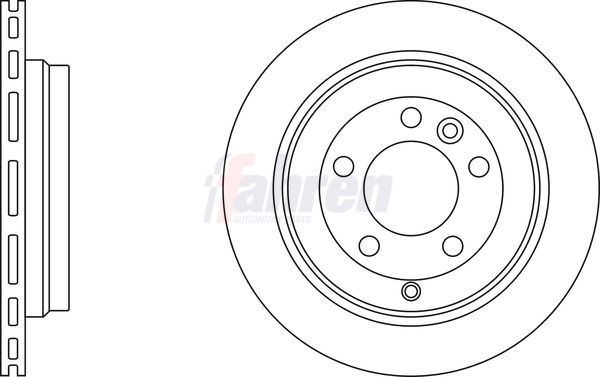 Fahren Brake Disc FBD6183