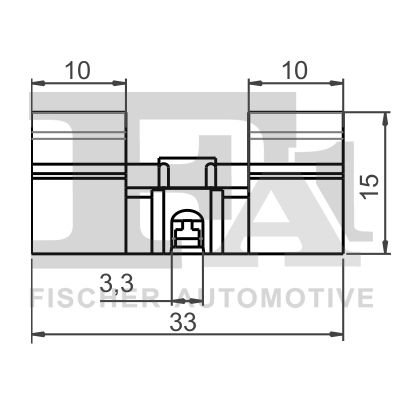 FA1 Patent, dísz-/védőléc 55-40005.10