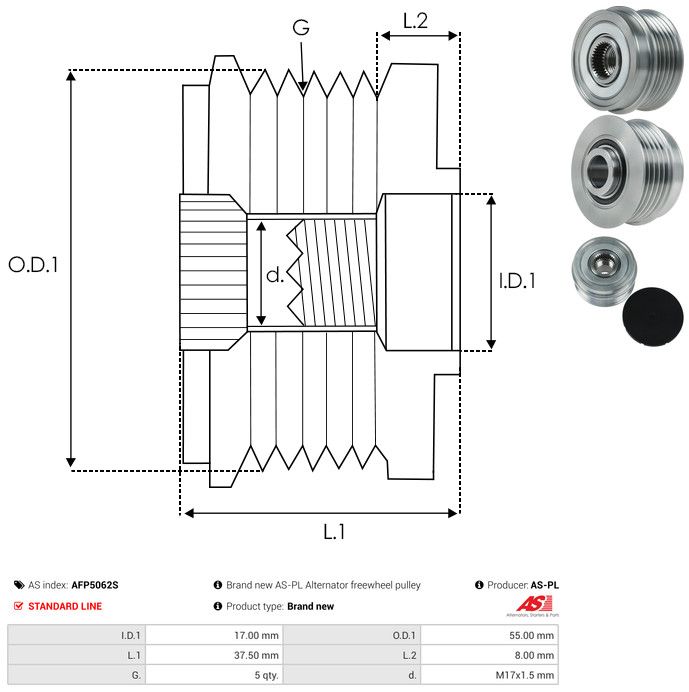 This part match OEM code: 1800-A120