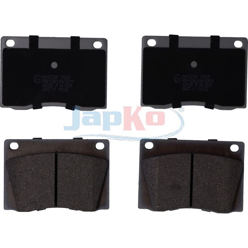 JAPKO 500272 - Brake Pad Set, disc brake