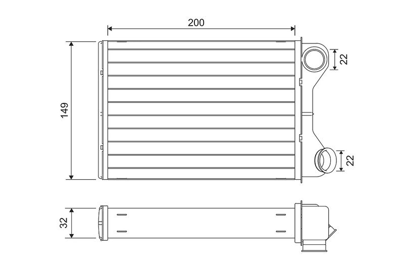 VALEO Kachelradiateur, interieurverwarming 811569