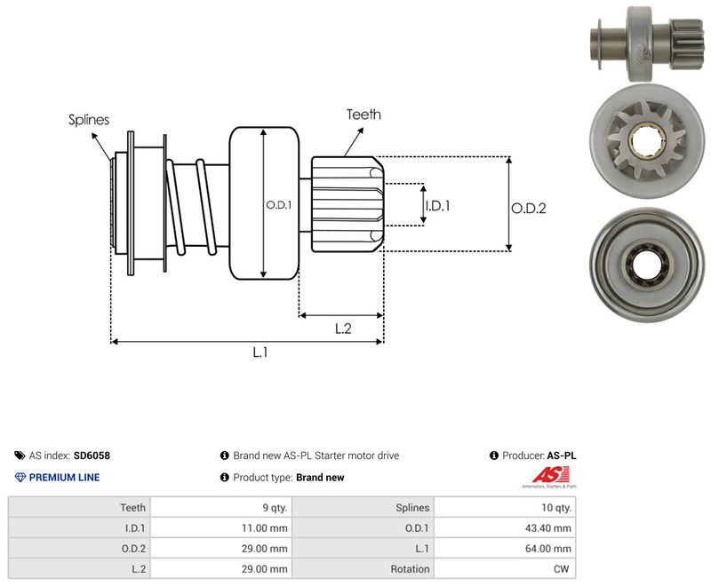 Vabajooks, starter, AS-PL SD6058