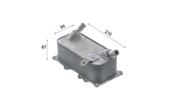 MAHLE CLC 321 000S Oil Cooler, engine oil