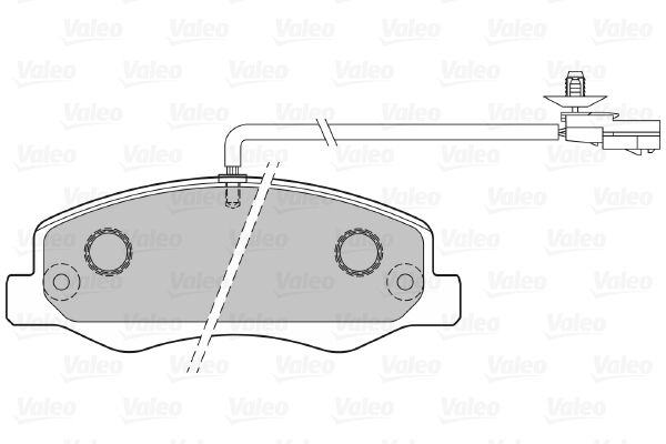 VALEO 601152 Brake Pad Set, disc brake