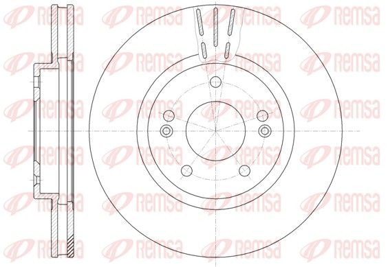 Гальмівний диск, Remsa 6897.10