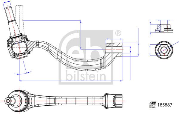 FEBI BILSTEIN 185887 Tie Rod End