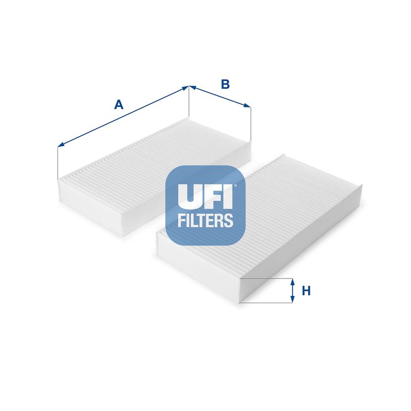 Фільтр, повітря у салоні, Ufi 53.108.00