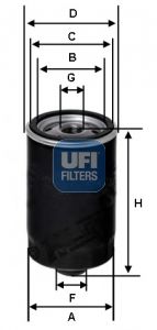UFI olajszűrő 23.462.00