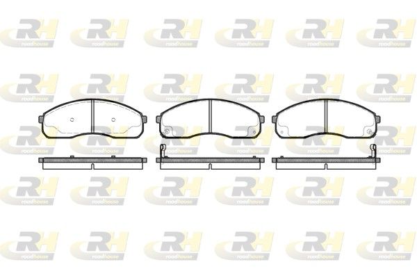 Комплект гальмівних накладок, дискове гальмо, Roadhouse 2821.12