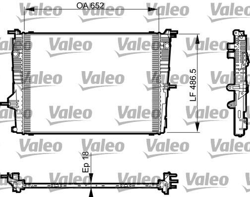 VALEO Radiatorius, variklio aušinimas