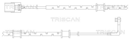 TRISCAN figyelmezető kontaktus, fékbetétkopás 8115 10013