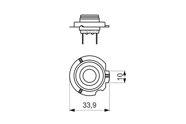 BOSCH H18 12V 65W Лампа розжарювання