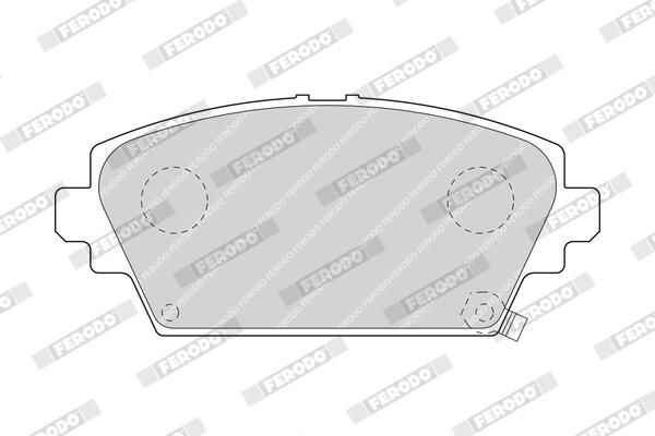 FERODO FDB1439 Brake Pad Set, disc brake