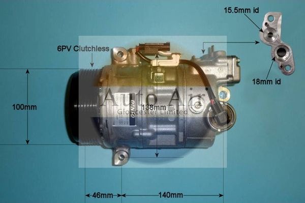 Auto Air Gloucester 14-0029 Compressor, air conditioning