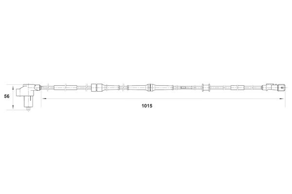 BOSCH 0 265 006 389 Sensor, wheel speed