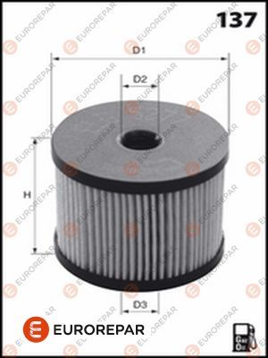 Фільтр палива, Eurorepar 1643628280