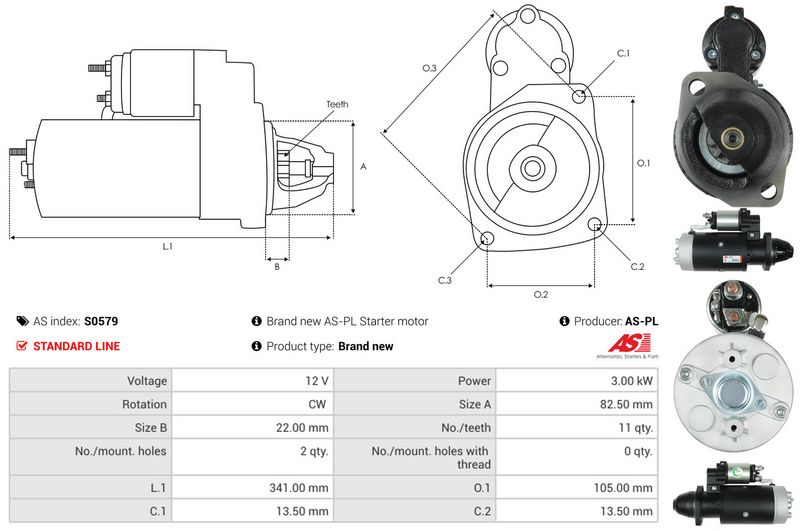 AS-PL S0579 Starter