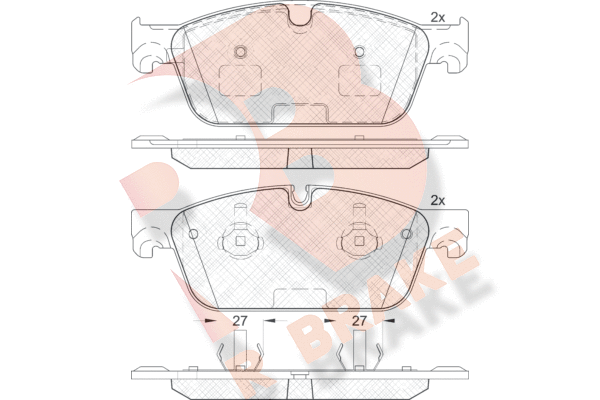 Акция Колодки тормозные (передние) MB ML-class (W166)/GL (X166) 2.1D-5.5 11- 0004201205