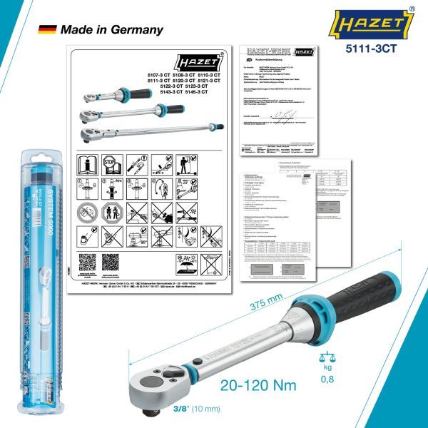 HAZET 5111-3CT Torque Wrench