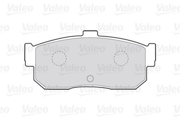 Комплект гальмівних накладок, дискове гальмо, Valeo 301668