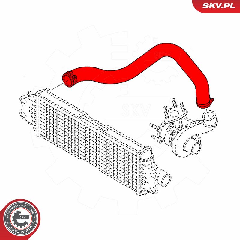 ESEN SKV 24SKV593 Charge Air Hose