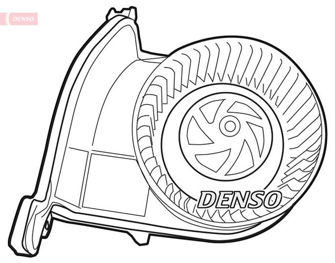 Denso Interior Blower DEA23002