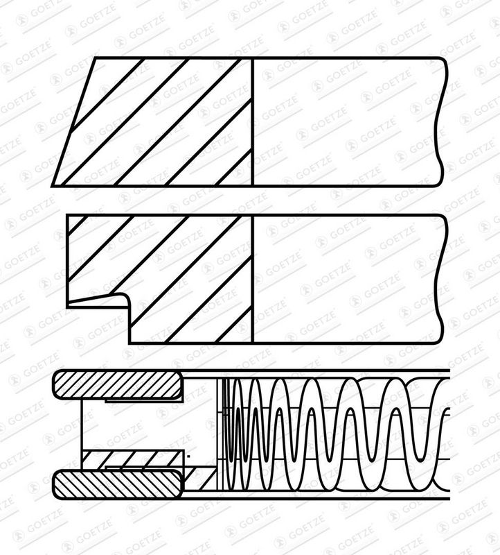 Jeu+segments+pistons GOETZE ENGINE 08-404500-00