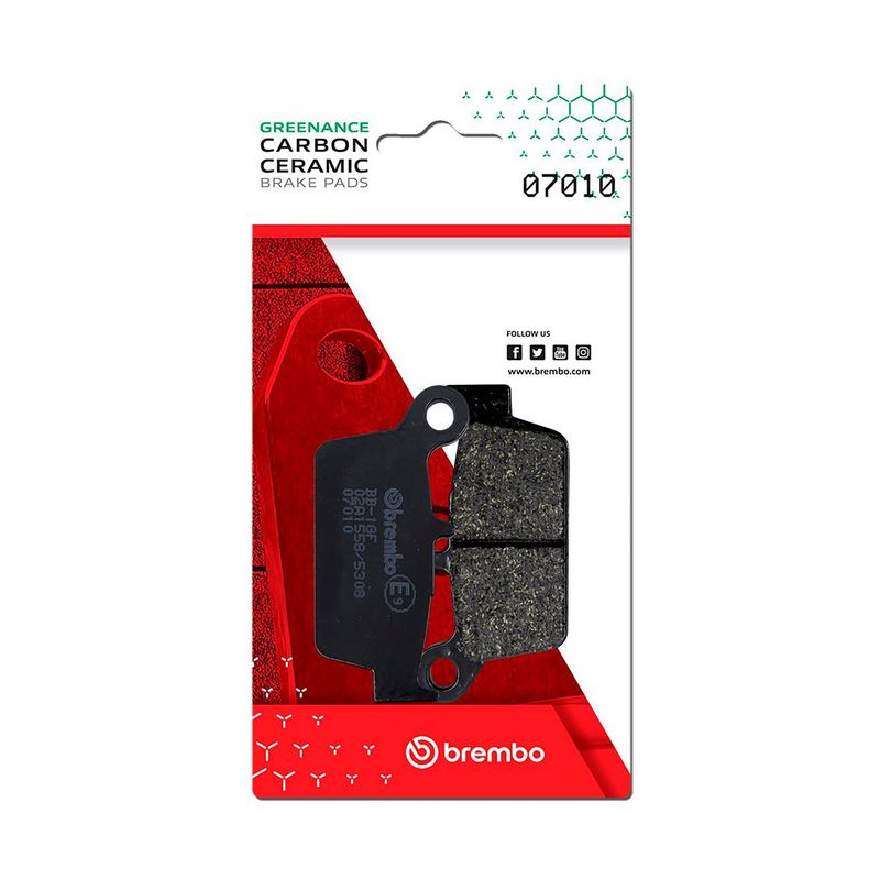 BREMBO Brake Pad Set, disc brake 07010