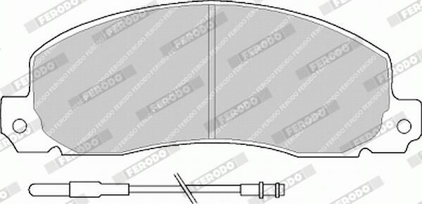 FERODO Plaquettes de frein à disque FVR414