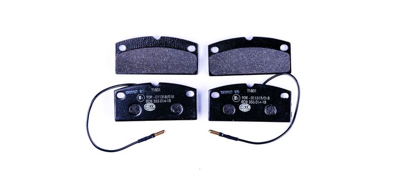 Set placute frana,frana disc 8DB 355 014-181 HELLA
