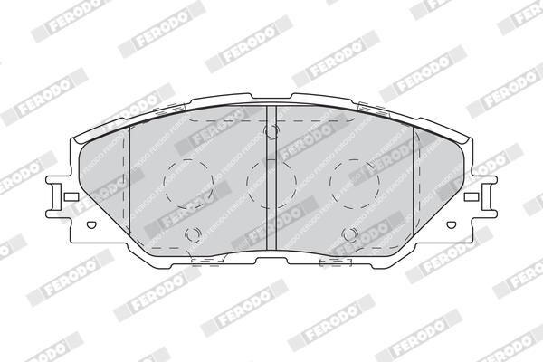 FERODO FDB4136 Brake Pad Set, disc brake