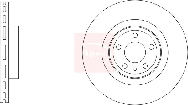 APEC Brake Disc DSK3376