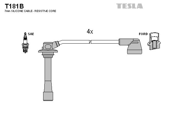 Комплект електропроводки TESLA